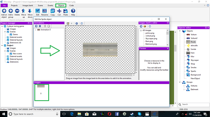 City Race 3D Game Build Using gdevelop